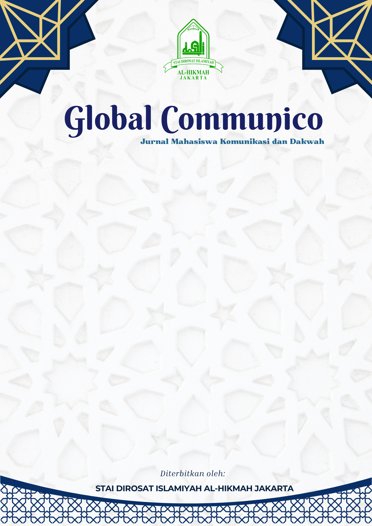 Cover Global Communico: Jurnal Mahasiswa Komunikasi dan Dakwah