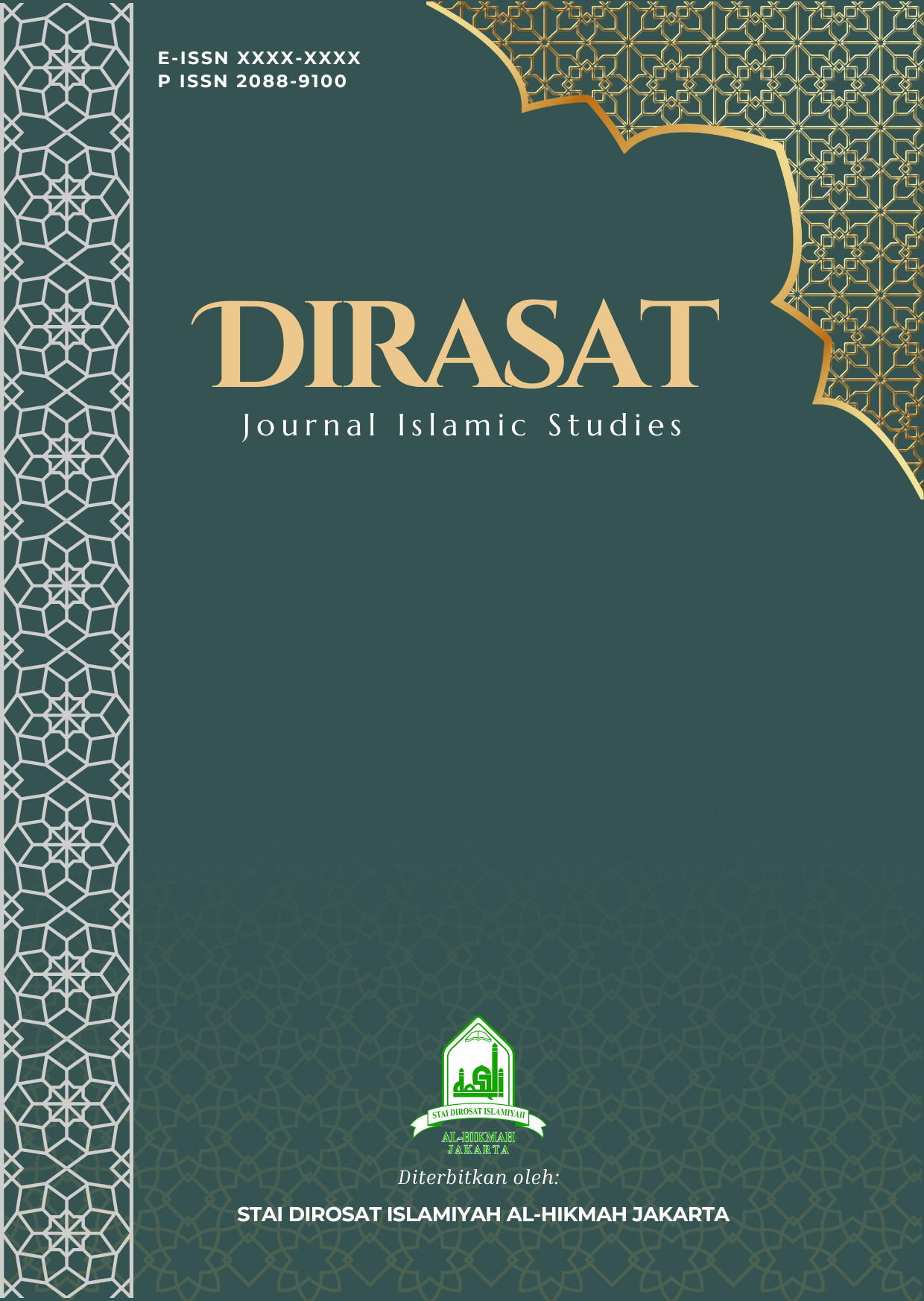 Cover Dirasat: Jounal Islamic Studies