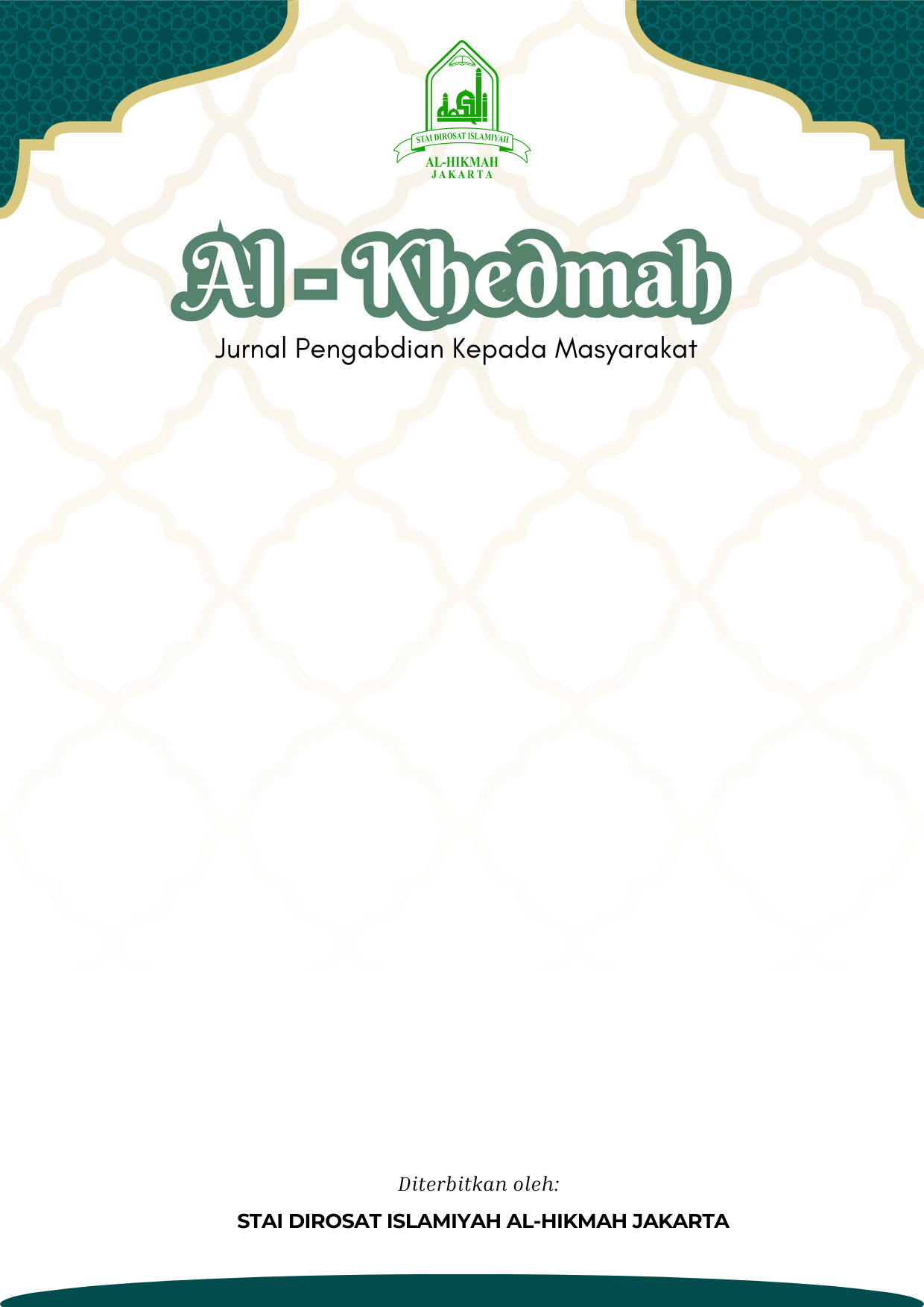 Cover Al-Khedmah: Jurnal Pengabdian Kepada Masyarakat